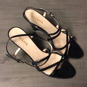 Prada black sandals
